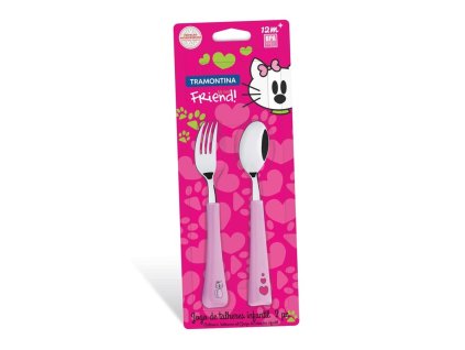 detsky pribor mbf 2ks set lzicka vidlicka ruzova blister