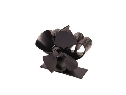 Ventilátor na kamna FLAMINGO čtyřlopatkový MINI, černý