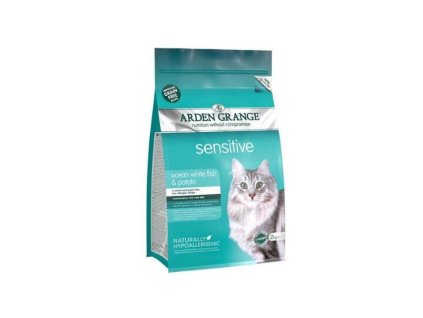 Arden Grange Adult Cat Sensitive Ocean White Fish & Potato grain free 400 g