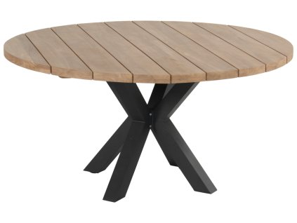 Zahradní kulatý stůl Stephanie 150cm, black