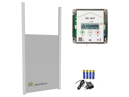 Automatické otevírání kurníku JOSTechnik HK-Bat 34x55 D