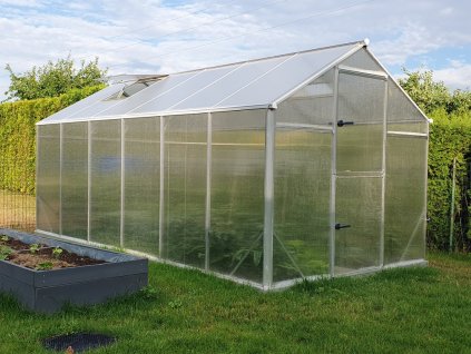Zahradní skleník Gampre SANUS PRO L-5, hliník, 6 mm