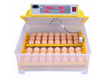 Automatická digitální líheň WQ-48 s dolíhní a vlhkoměrem. Pro 48 vajec.