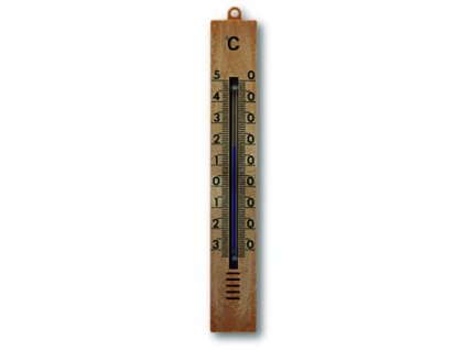 Teploměr venkovní 18 cm hnědý