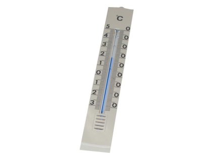 Teploměr venkovní 21 cm bílý