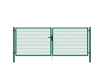 Brána výplň svařovaný panel 2D, výška 160x400 cm FAB zelená
