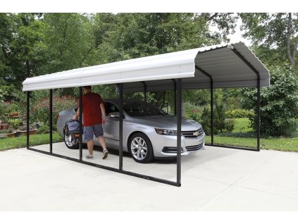 kovový přístřešek / carport ARROW 3,7 x 6,0 m - 122007