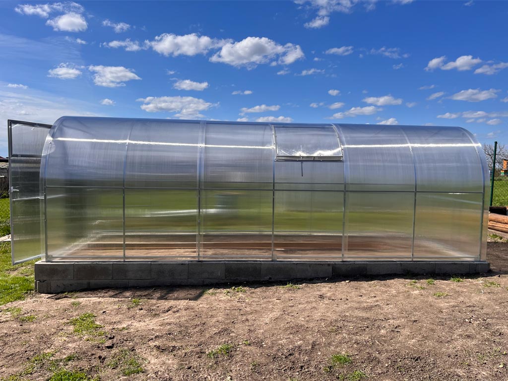 Zahradní skleník IGEL TOMATO 8 x 2 m, 4 mm