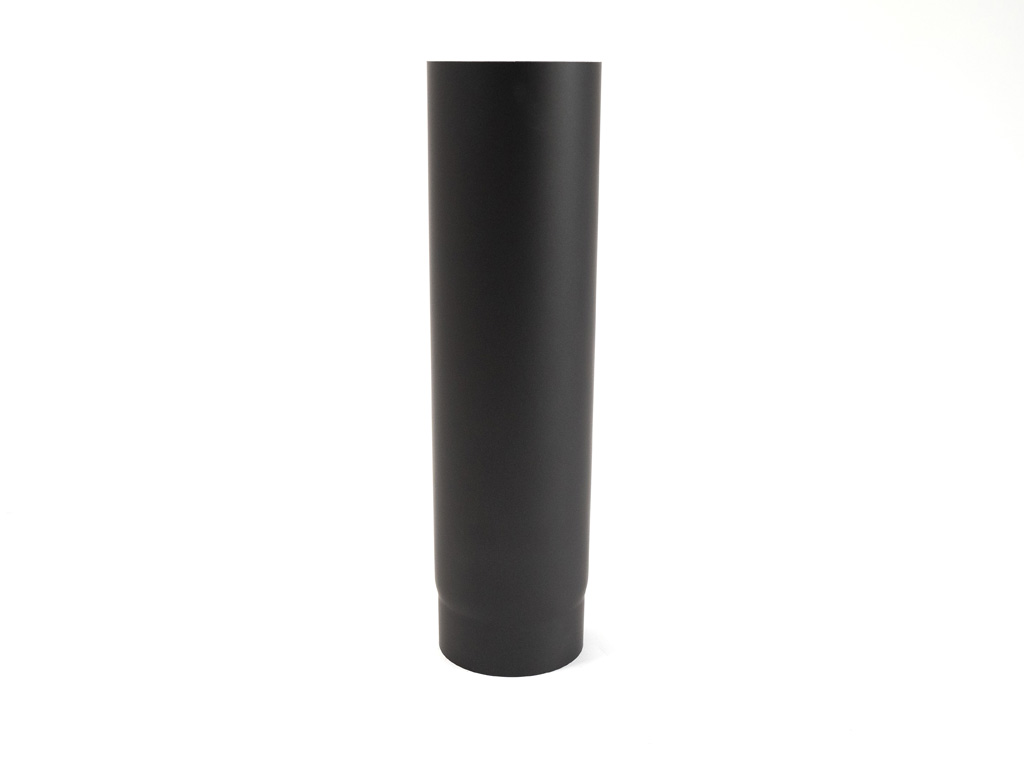 Roura kouřová 150 mm/50 cm, silnostěnná 2 mm, černá PX5901592603783