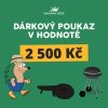 Dárkový poukaz v hodnotě 2500 Kč