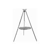 CookKing Trojnožka 180 s roštem 80cm černý ocel