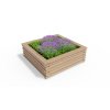 3461783 vyvyseny zahon palis 130 x 130 v 43 5 cm nopova folie a plechove listy dno z hranolu a prken