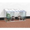 Skleník VITAVIA IDA 7800 matné sklo 4 mm + PC 6 mm stříbrný