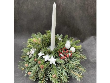 VIANOČNÁ IKEBANA (MALÁ) 5_kak