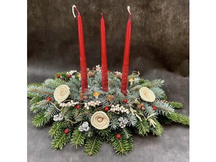 VIANOČNÁ IKEBANA (VEĽKÁ) 3 kak