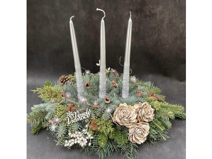 VIANOČNÁ IKEBANA (VEĽKÁ) 2_kak