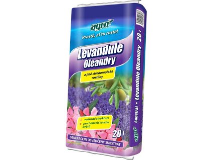 substrat na levandule a oleandre