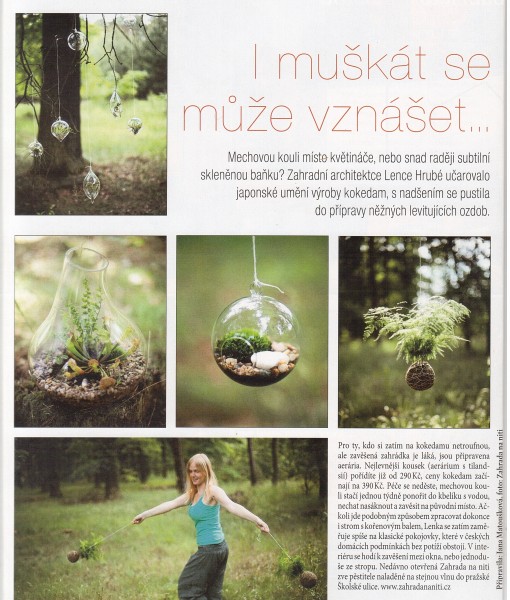 I muškát se může vznášet