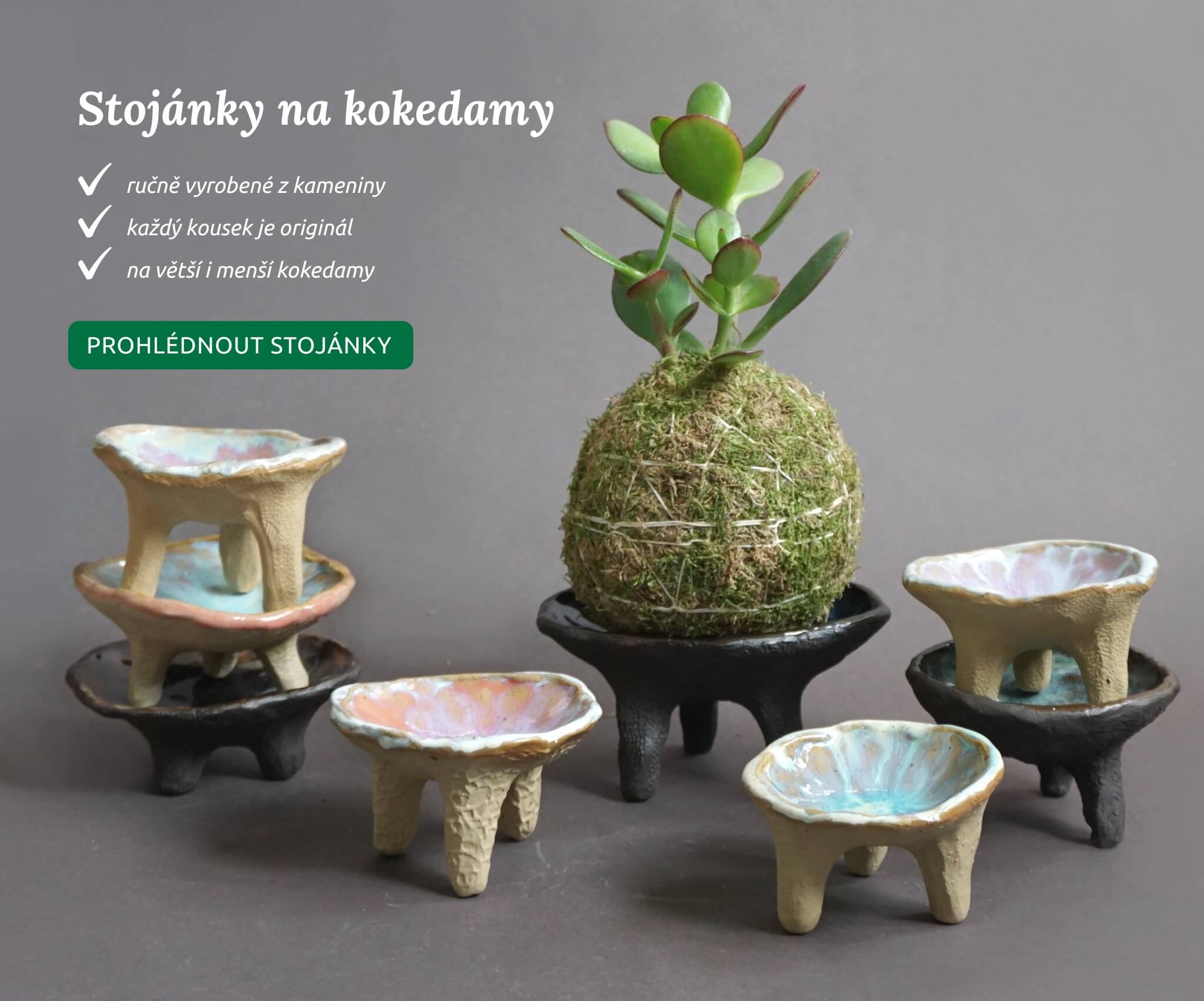 Stojánky na kokedamu