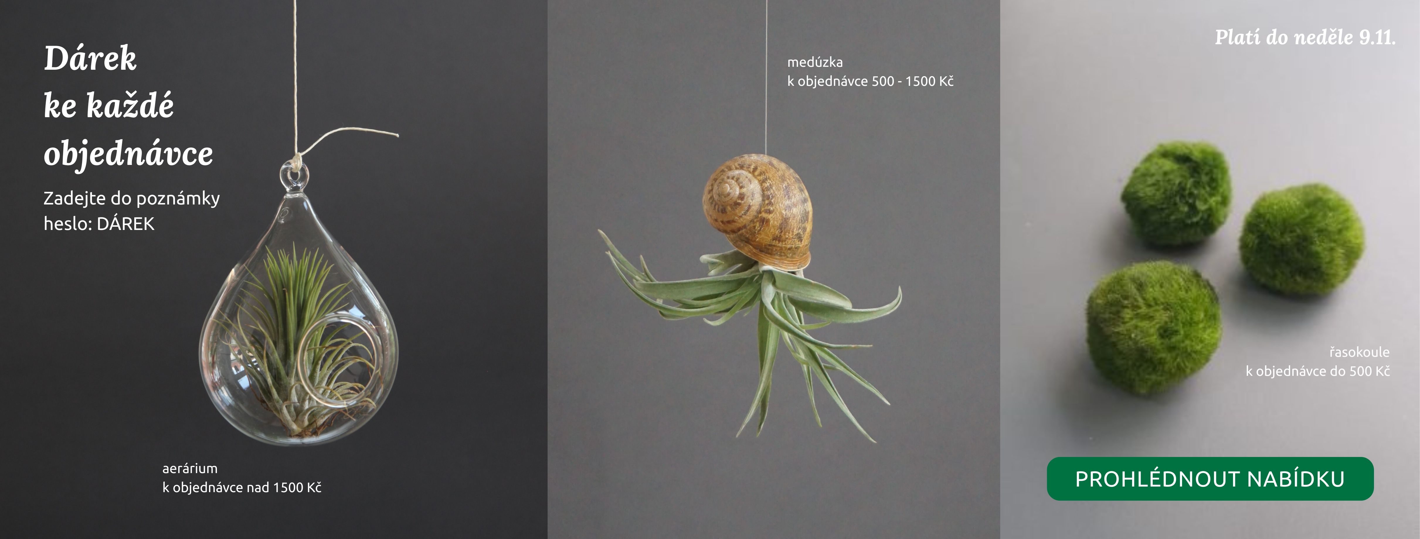 Dárek ke každé objednávce