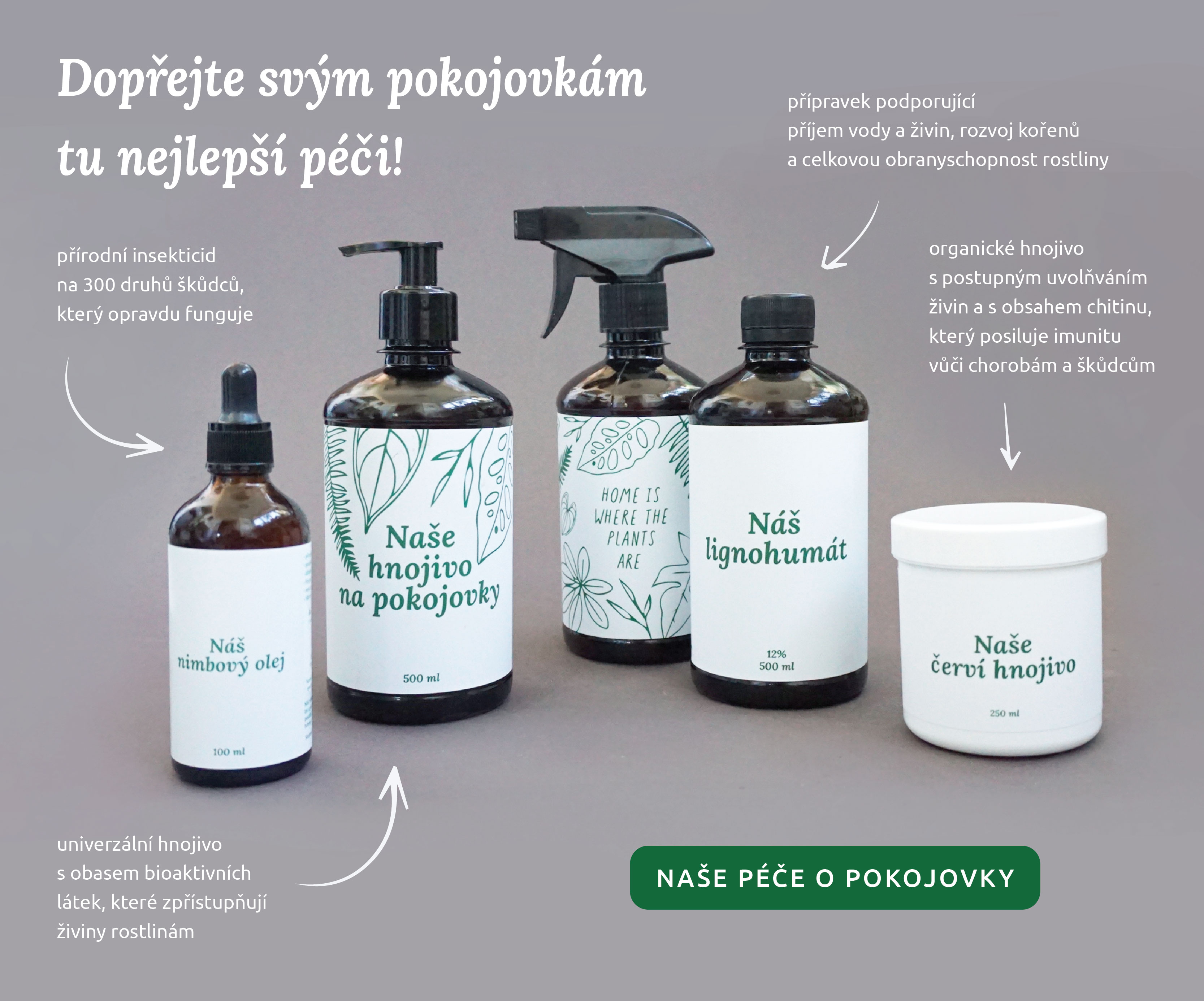 Dopřejte svým pokojovkám to nejlepší