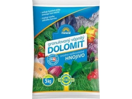 Dolomitický vápenec granulovaný 5kg - hnojivo