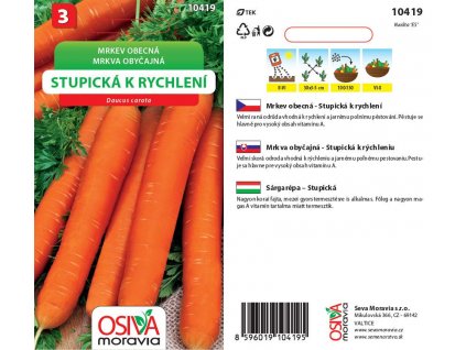 Mrkev obecná STUPICKÁ K RYCHLENÍ - semena
