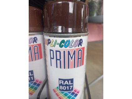 Barva ve spreji PRIMA RAL 8017 hnědá čokoládová 400ml
