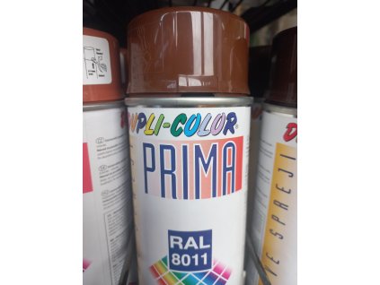 Barva ve spreji PRIMA RAL 8011 oříškově hnědá 400ml