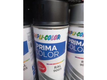 Barva ve spreji PRIMA RAL 9005 mat 500ml