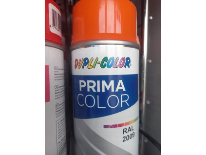 Barva ve spreji PRIMA RAL 2009 oranžová lesk 400ml