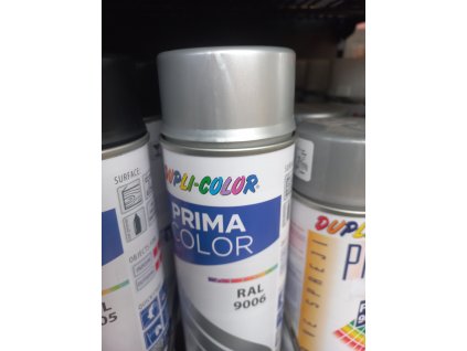 Barva ve spreji PRIMA RAL 9006 bílý hliník lesk 500ml