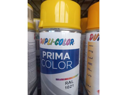 Barva ve spreji PRIMA RAL 1021 řepková žlutá 400ml