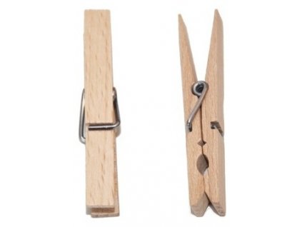 Kolíčky na prádlo 24ks dřevěné