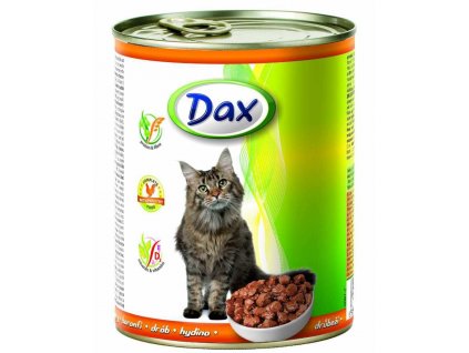 0018877 dax cat kousky drubezi konzerva 830 g prodej po baleni 12 ks