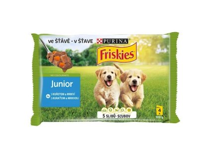 friskie junior kapsa kure a mrkev 4 x