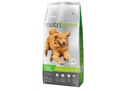 nutrilove dry dog mature 12kg
