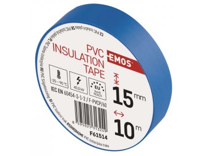 Páska izolační PVC 15 10 modrá F615141