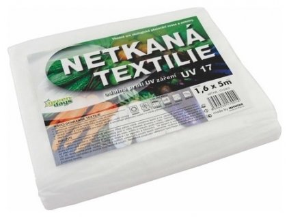 Textilie netkaná bílá 17g/m2 š. 3,2m x 10m