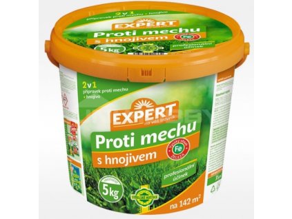 Hnojivo na trávník proti mechu EXPERT 5kg