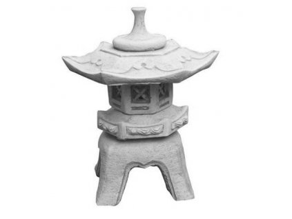 Betonová dekorace Japonská lampa L3