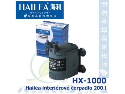 Interiérové univerzální čerpadlo Hailea HX 1000, 200 litrů