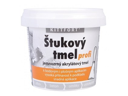 Štukový tmel bílý 500ml Kittfort
