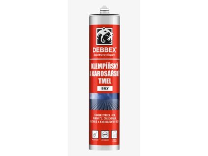 Tmel klempířský a karosářský šedý 280ml Den Braven