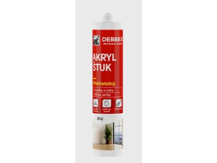 Akrylový štukový tmel 280ml bílý Den Braven