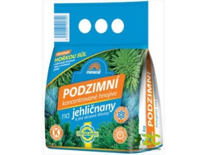 Hnojivo na jehličnany a jiné okrasné dřeviny PODZIMNÍ 2,5kg