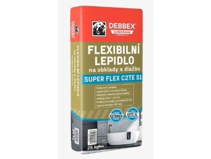 Lepidlo na dlažbu FLEXIBILNÍ C2TE 25kg Den Braven