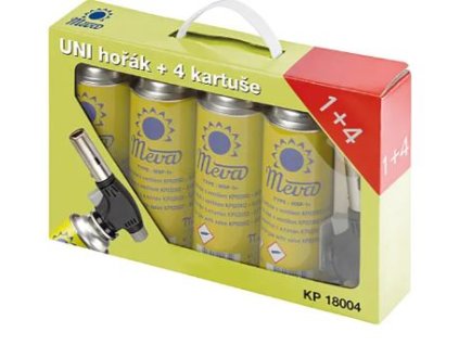 Hořák univerzální + 4 kartuše