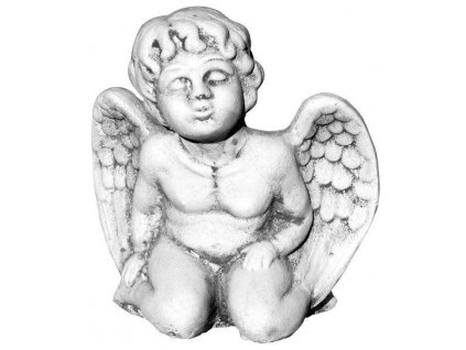 Betonová socha Anděl klečící AN18