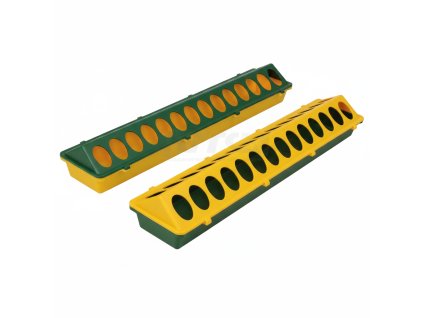 Krmítko žlabové plastové 50cm kuře